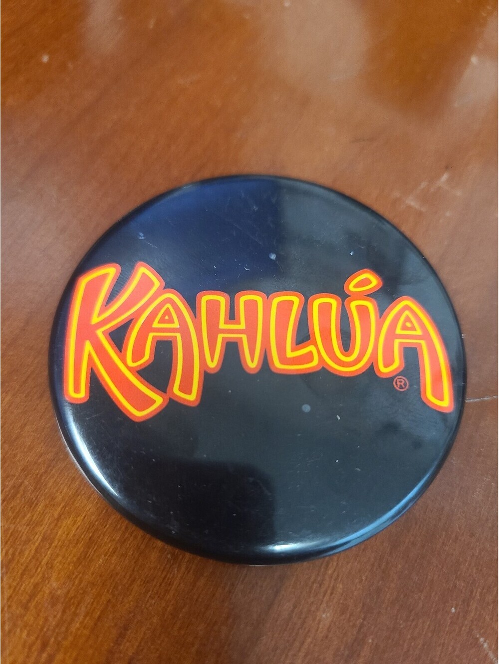 Kahlua Alcohol Advertising Promotional Pinback Button Vintage 1980s/90s